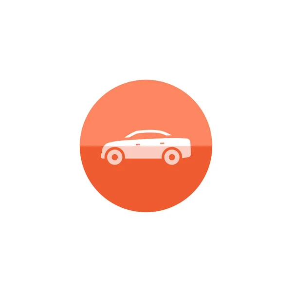 Icono de coche en color plano — Vector de stock