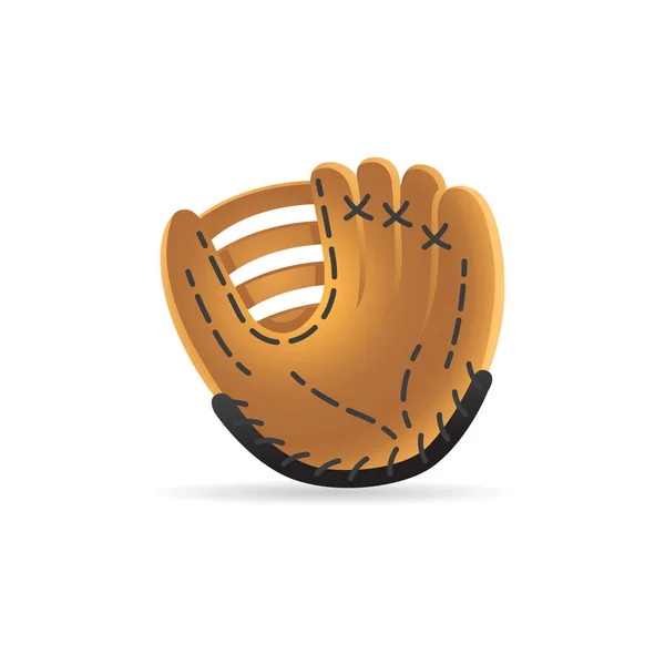 Honkbal handschoen pictogram — Stockvector
