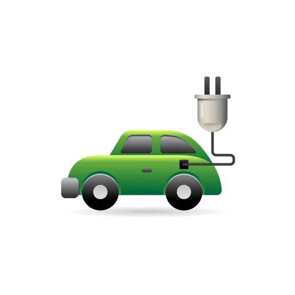 Electric car icon — Stock Vector