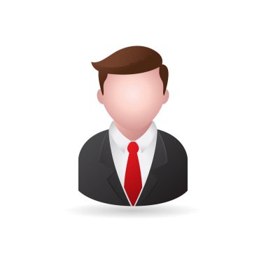 İşadamı simge renk. 