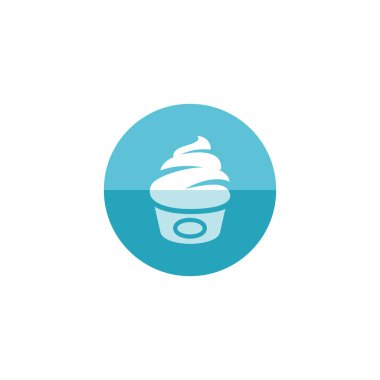 düz renk daire stil ikonu 