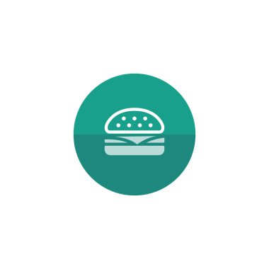 düz renk daire stil ikonu 