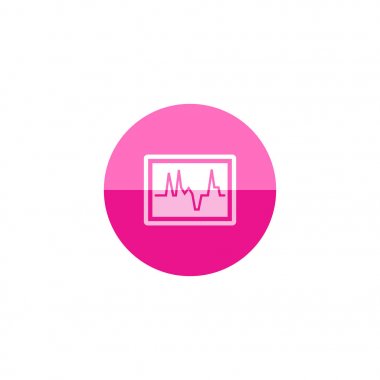 düz renk daire stil ikonu 