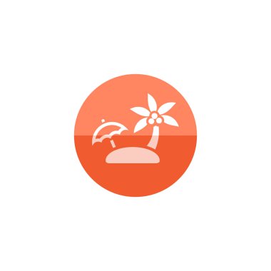 düz renk daire stil ikonu 