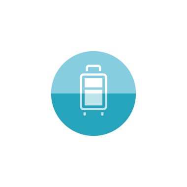 Seyahat bavul simgesi 