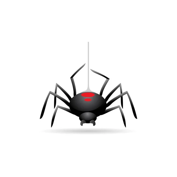 Spindel-ikonen i färg. — Stock vektor