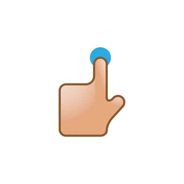Icône geste doigt — Image vectorielle