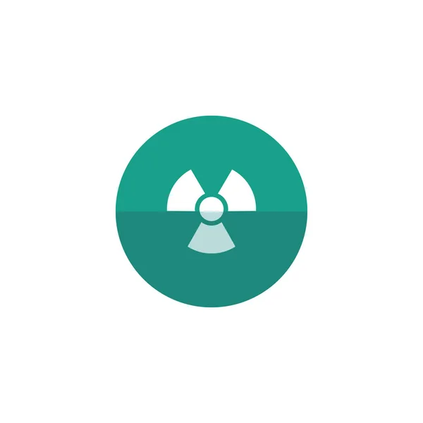 Ícone de símbolo radioativo —  Vetores de Stock