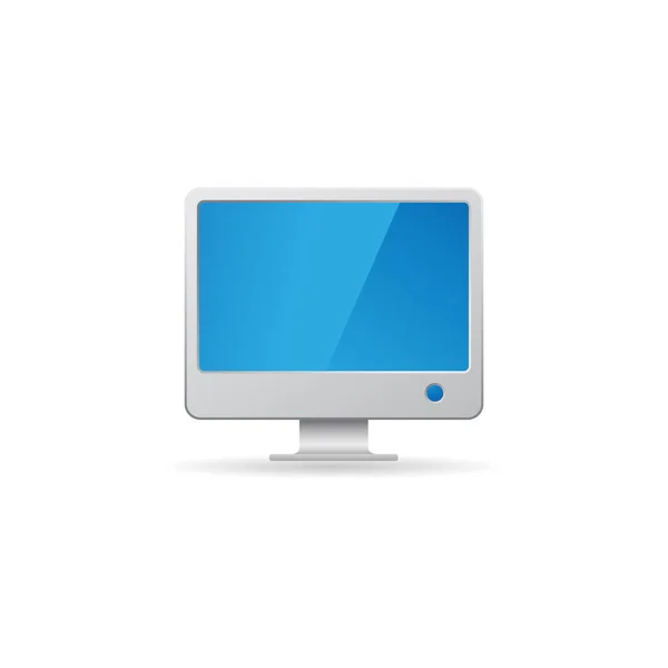 Icona del computer desktop — Vettoriale Stock