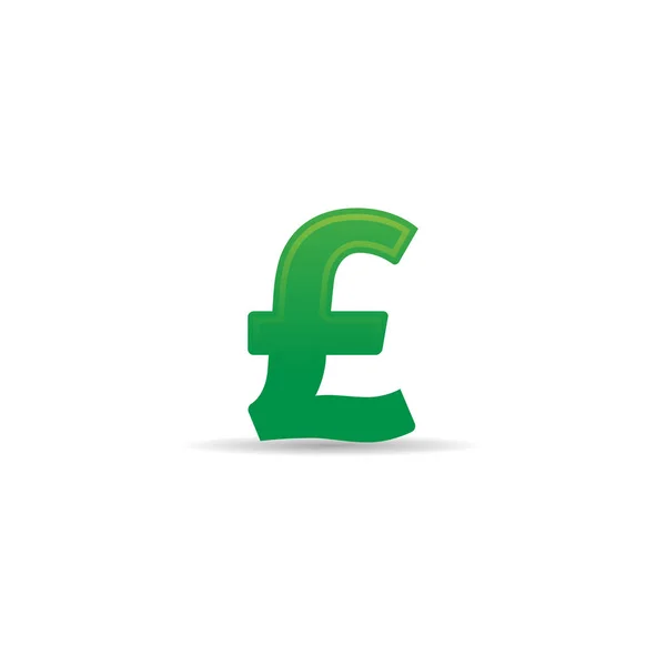Symbol für das Pfund Sterling — Stockvektor