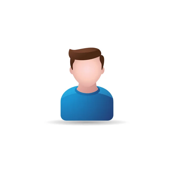 Icona avatar utente — Vettoriale Stock