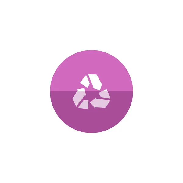 Icona del simbolo di riciclaggio — Vettoriale Stock