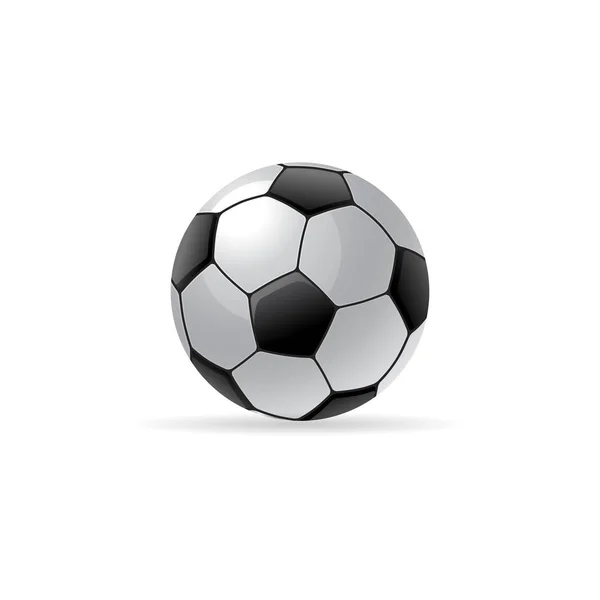 Icône de ballon de football — Image vectorielle