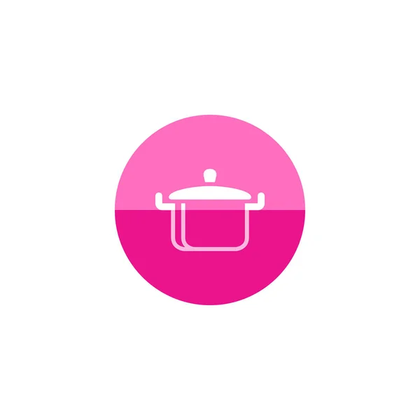 Icône casserole de cuisson — Image vectorielle