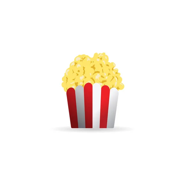 Popcorn icon in color. — Stock Vector