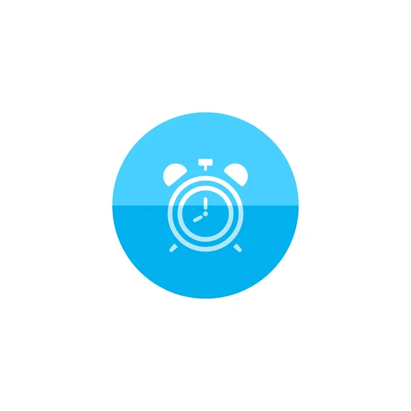 Icono del reloj en color plano círculo estilo . — Vector de stock