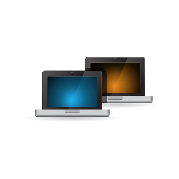 Color Icon - Laptops — Stock Vector