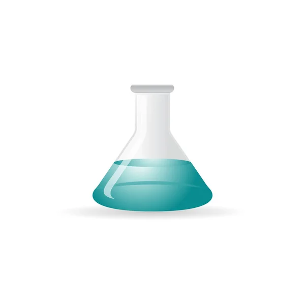 Beaker lab icon — Stock Vector