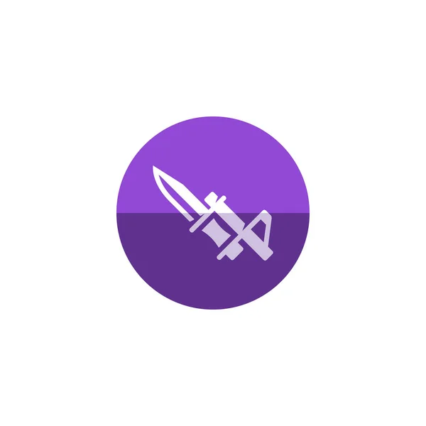 Икона штыкового ножа — стоковый вектор