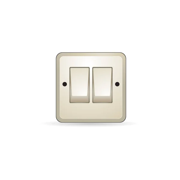 Electrical switch icon — Stock Vector