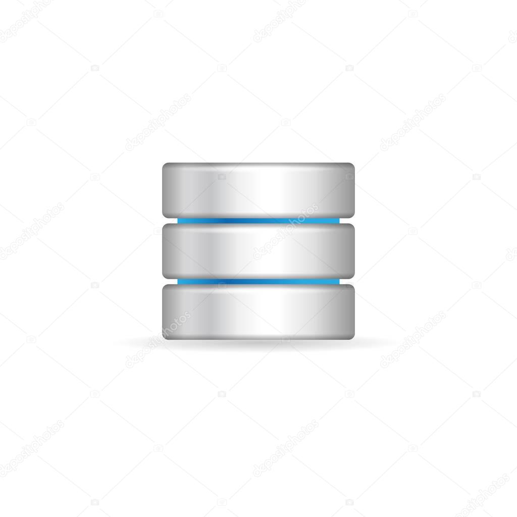 Database icon in color