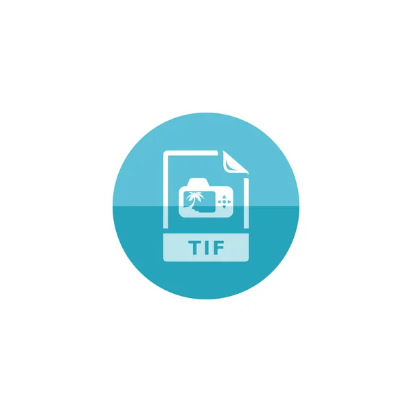 Icono de formato de archivo TIF — Vector de stock