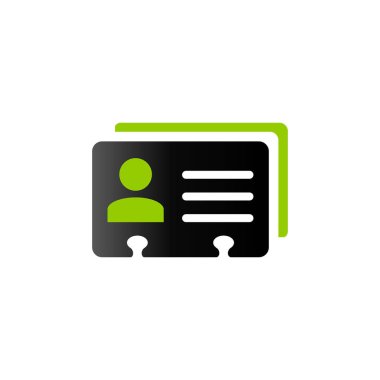 Tasarım kimlik kartı simgesinin