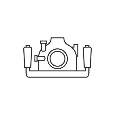 Anahat simgesini - sualtı fotoğraf makinesi