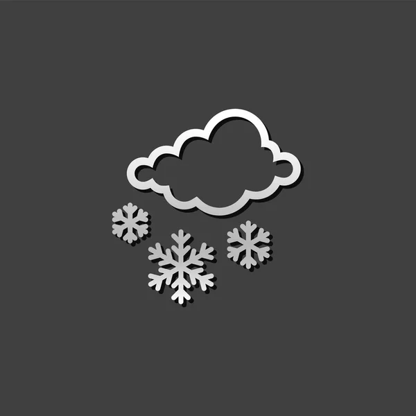 Design ikony sněhových vloček — Stockový vektor