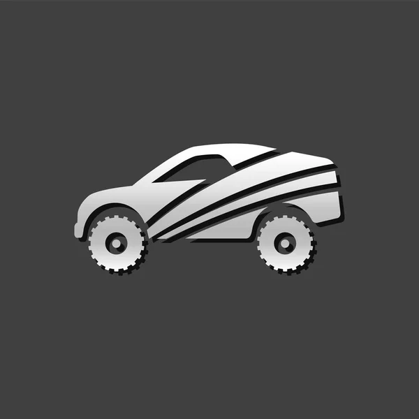 Rally icono del coche — Vector de stock