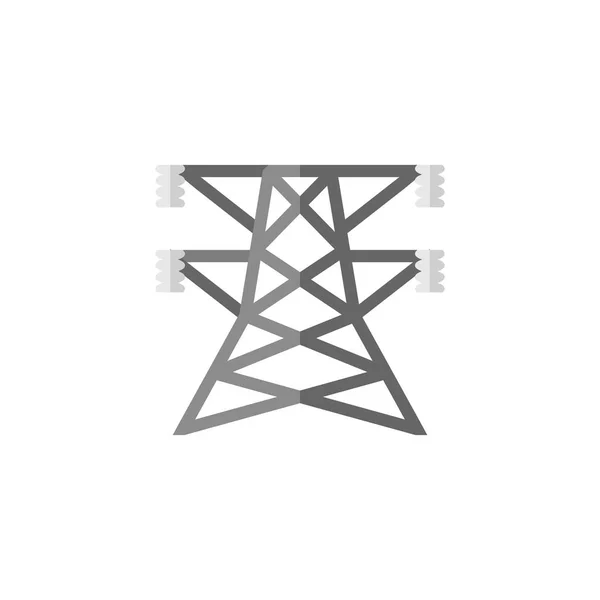 Icona piatta - Pylon — Vettoriale Stock