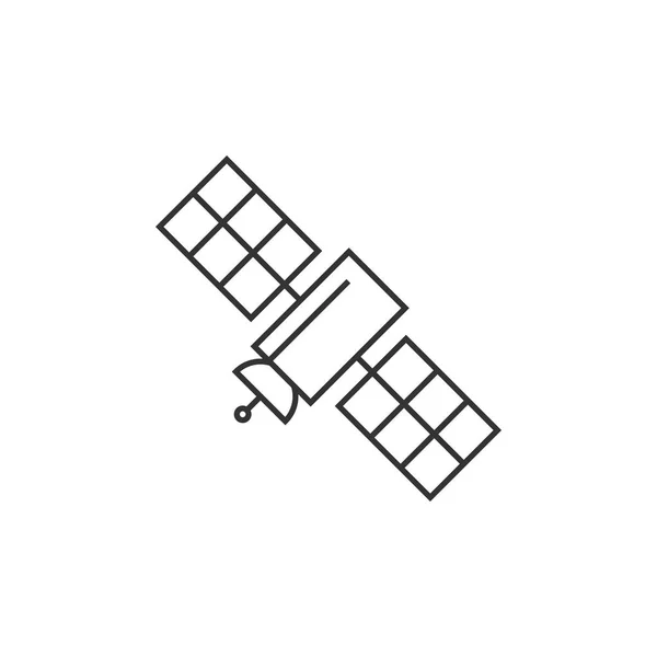 Icona Outline - Ricevitore satellitare — Vettoriale Stock