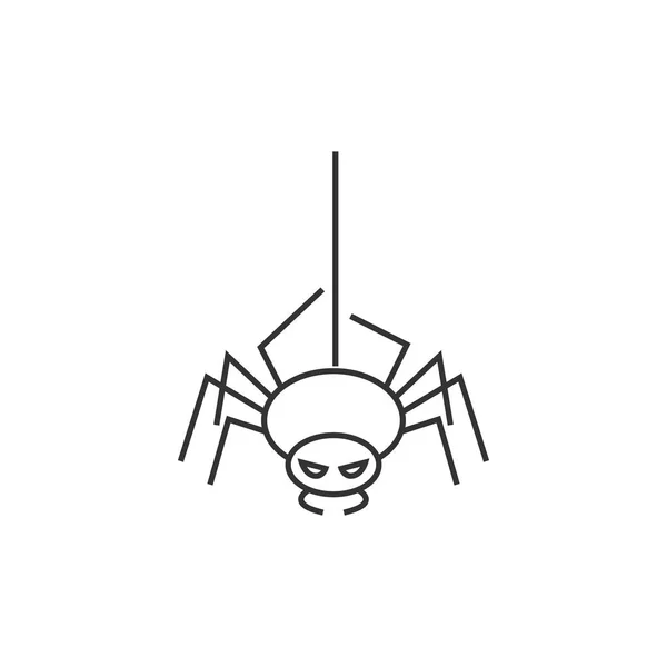 Umrisssymbol - Spinne — Stockvektor