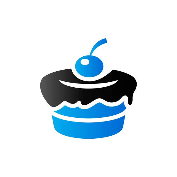 Duo tone icon - Kuchen — Stockvektor