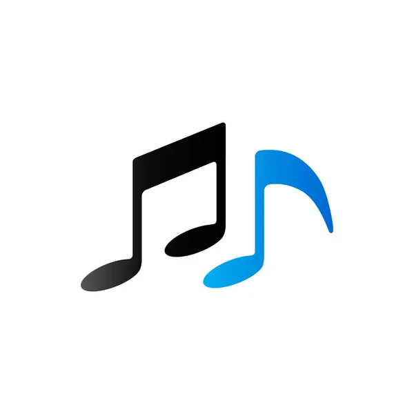 Icona Duo Tone - Note musicali — Vettoriale Stock