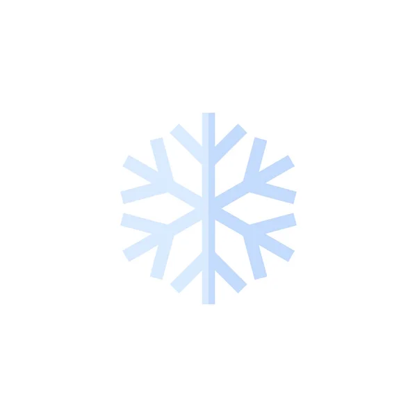 Design der Schneeflocken-Ikone — Stockvektor