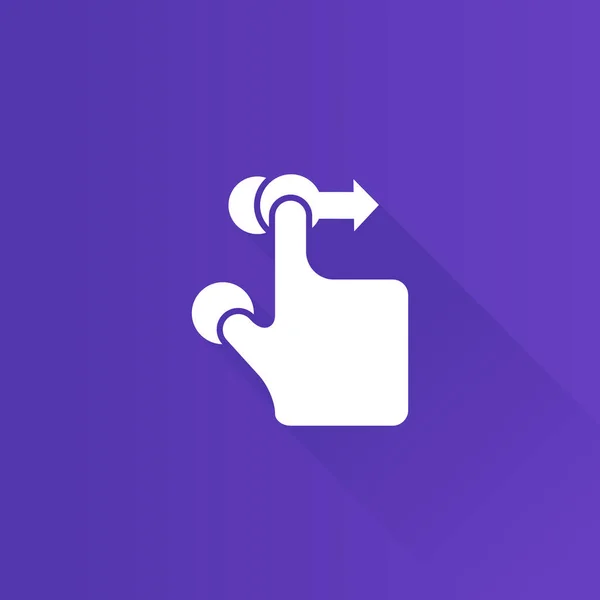 Vinger gebaar pictogram — Stockvector