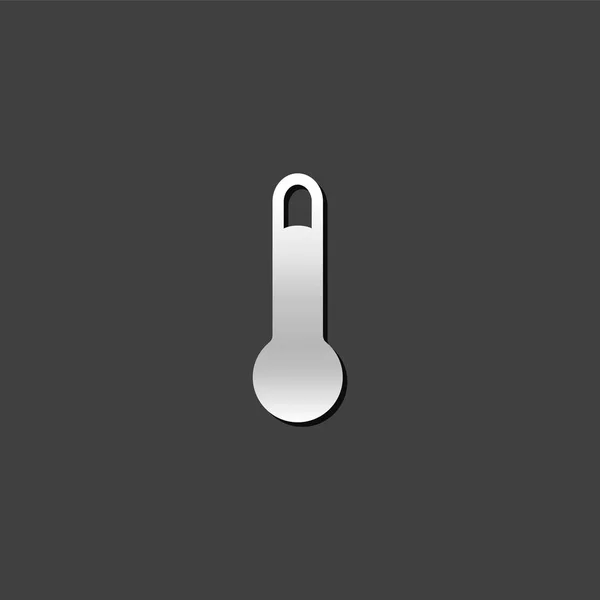 Termometro icona piatta — Vettoriale Stock