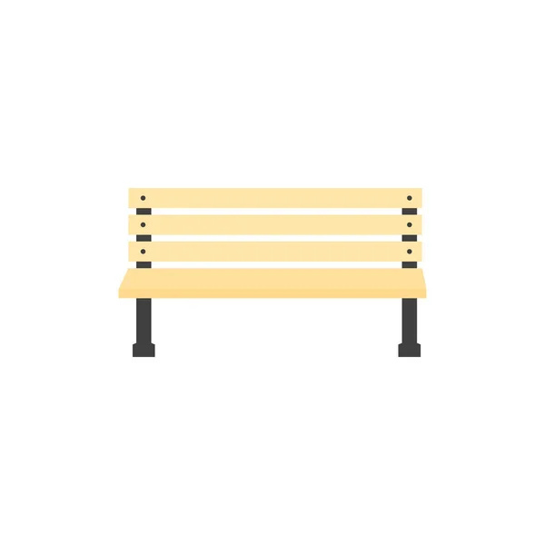Park bench icon — Stock Vector