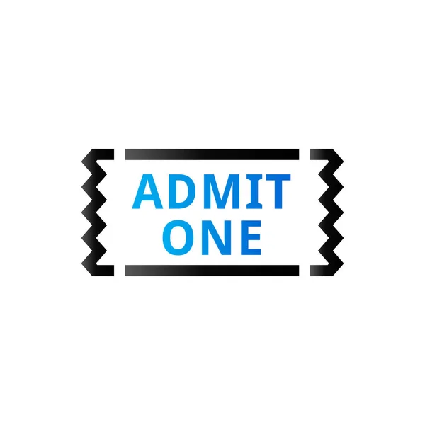 Duo Tone Icon - Ticket — Stockvector