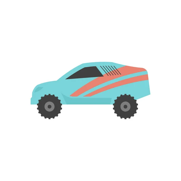 Icône de voiture de rallye — Image vectorielle