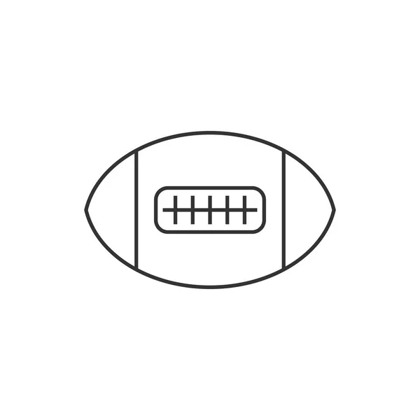 Icône de contour - Football — Image vectorielle