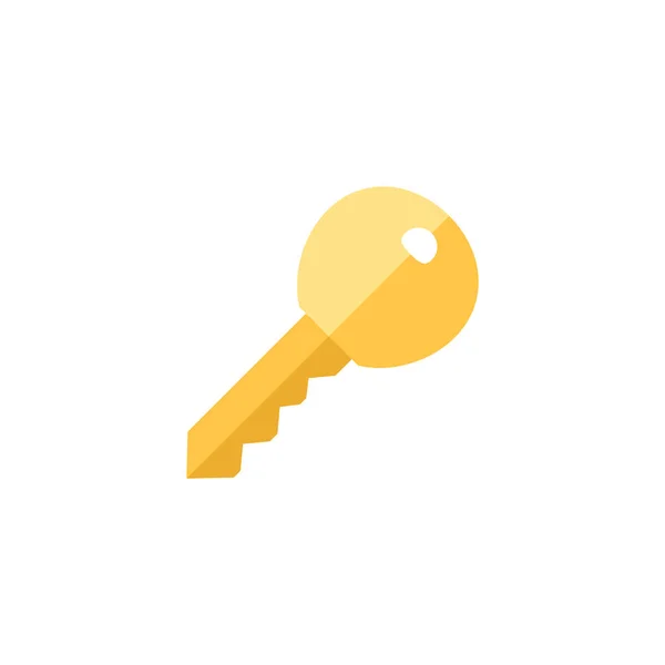 Flaches Symbol - Schlüssel — Stockvektor