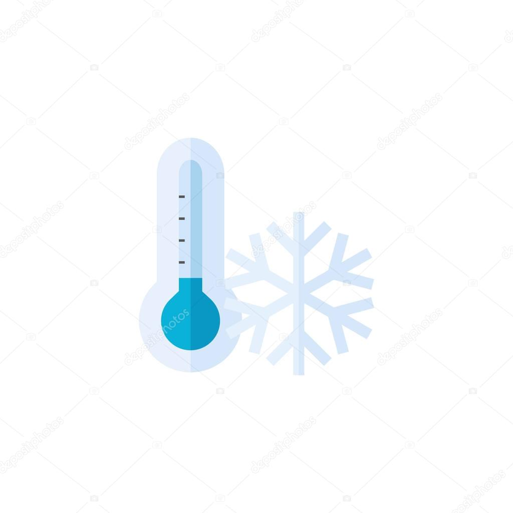 Thermometer flat icon