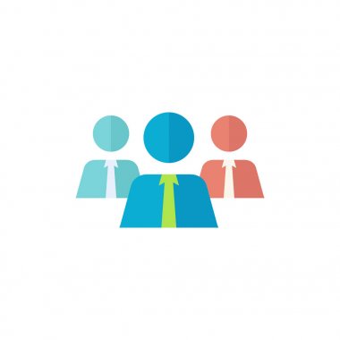 Düz simgesi - ekip çalışması