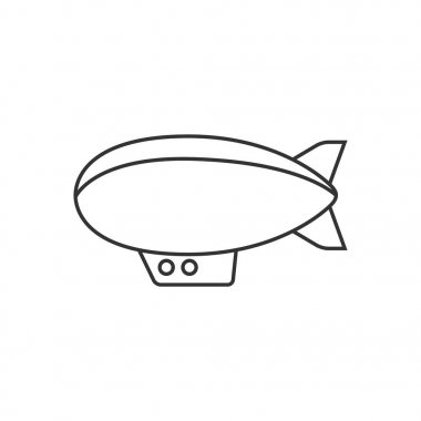 Anahat simgesini - zeplin balon