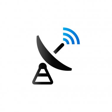 Satellite receiver icon clipart