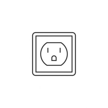 Anahat simgesini - elektrik prizine