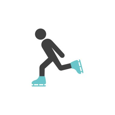 Düz simgesi - buz pateni