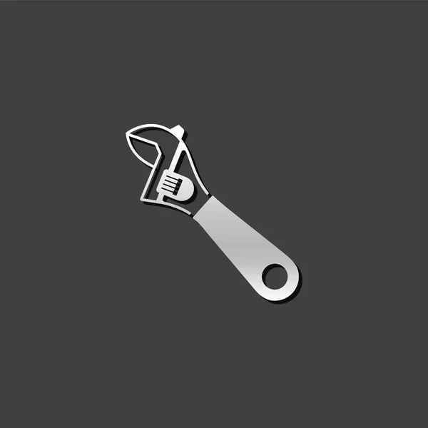 Adustable wrench icon — Stock Vector